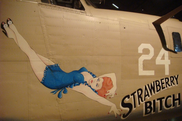 “Offensive” historic nose art safe in the Air Force National Museum for the time being.