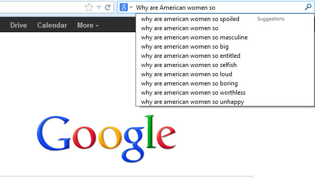 The Best And Worst Nationalities of Women (According to Google)