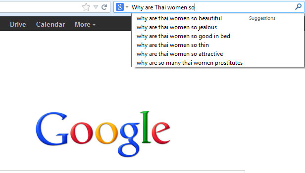 The Best And Worst Nationalities of Women (According to Google)