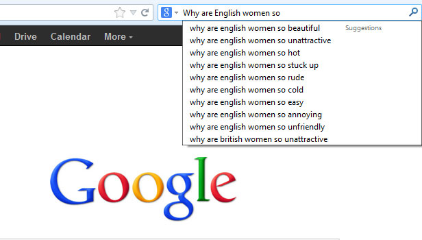 The Best And Worst Nationalities of Women (According to Google)