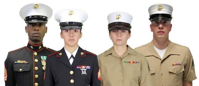 If women can’t be manly Marines, then manly Marines must wear girly hats.