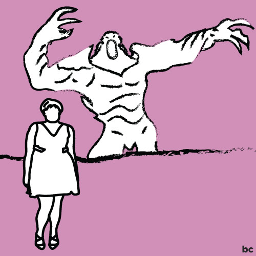 Horrible Beast: 13 Drawings That Depict The Shameful Fatties Of America