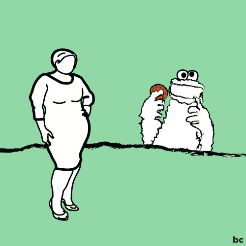 Horrible Beast: 13 Drawings That Depict The Shameful Fatties Of America