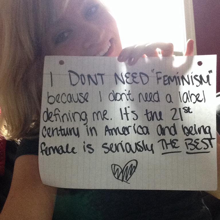 Top 10 Pictures From The Growing “Women Against Feminism” Movement