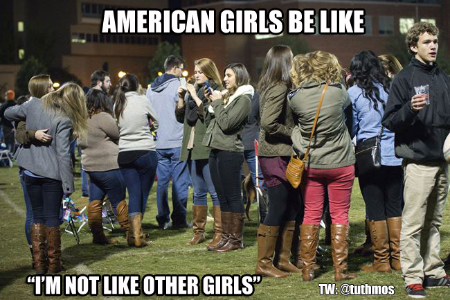 Top 25 Pictures From The “American Girls Be Like” Meme