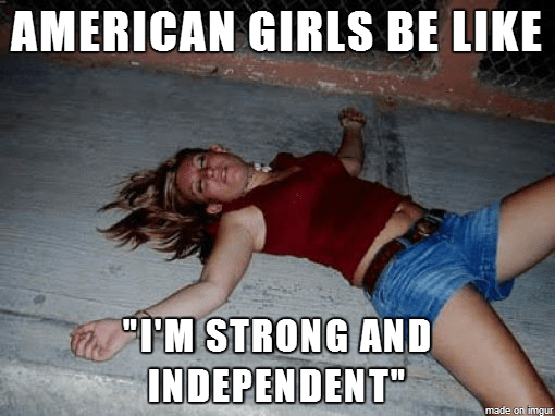 Top 25 Pictures From The “American Girls Be Like” Meme