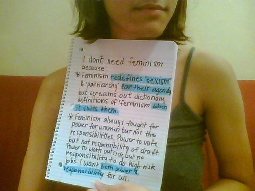 #WomenAgainstFeminism Is Typical Female Attention-Whoring