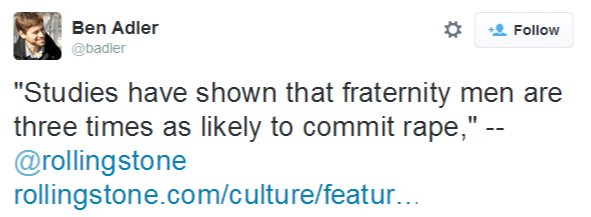 15 People In The Mainstream Media Who Used The UVA Rape Hoax To Push A False Narrative