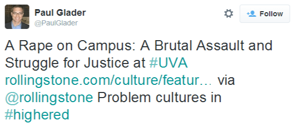 15 People In The Mainstream Media Who Used The UVA Rape Hoax To Push A False Narrative