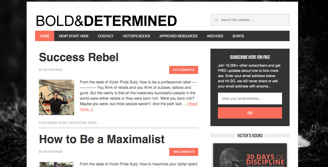 Bold And Determined Is The Website For Winners