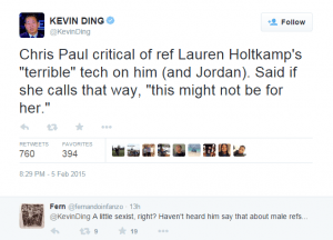 The Chris Paul Story Shows That Women Shouldn’t Be Allowed To Officiate Male Sports