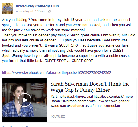 Did Sarah Silverman Lie About Getting Paid Less Than A Man?