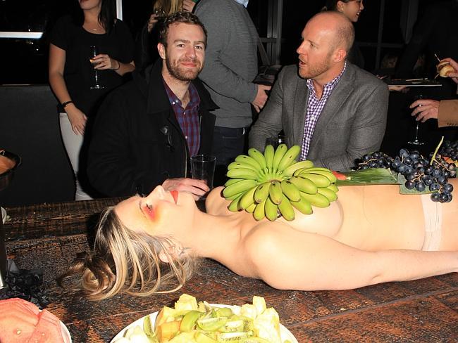 Women Objectify Themselves As Naked Food Platters For Money And Feminists Blame “Misogyny”