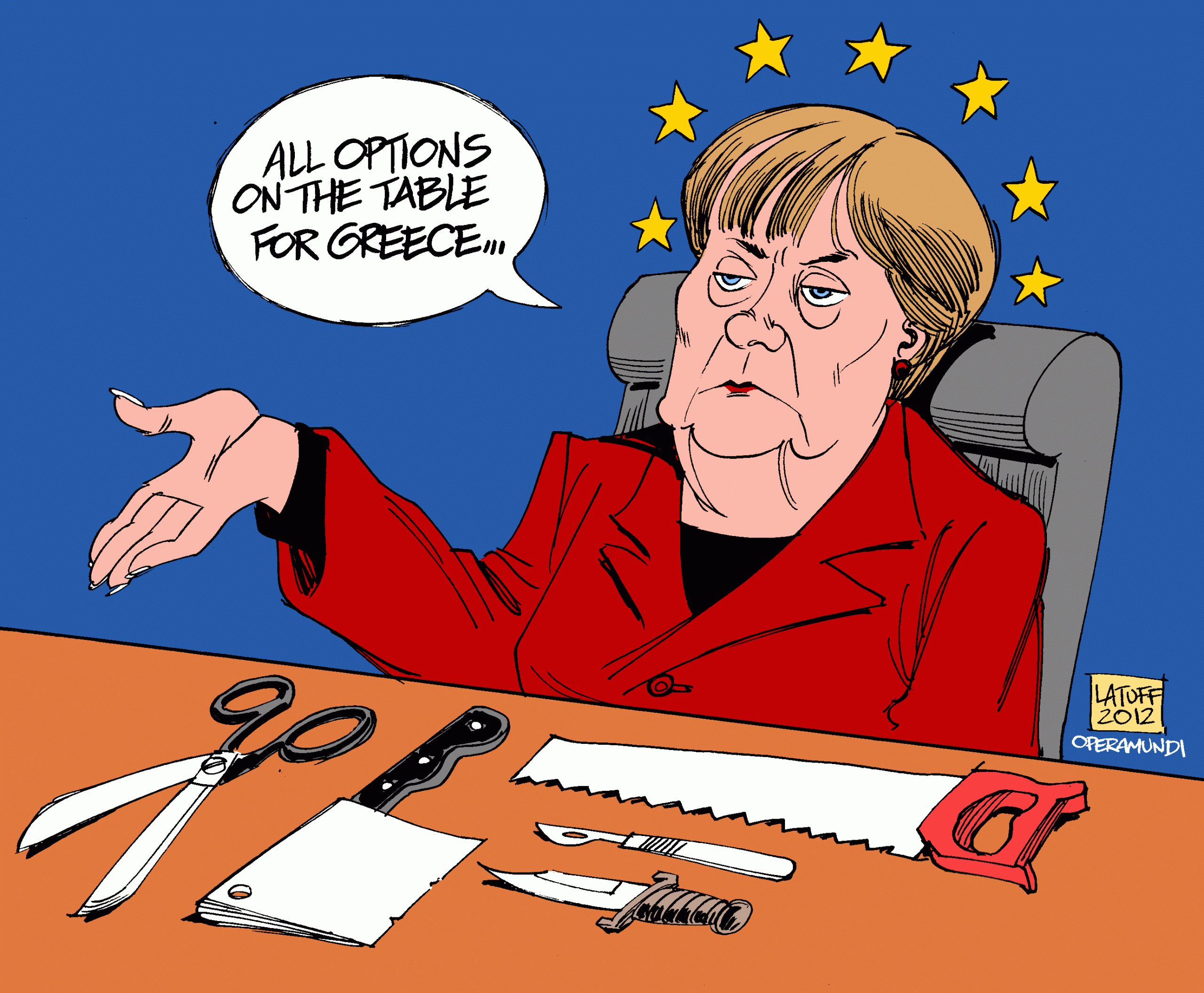 Desperate Angela Merkel Attempts To Blame Greece For The Problem She Created