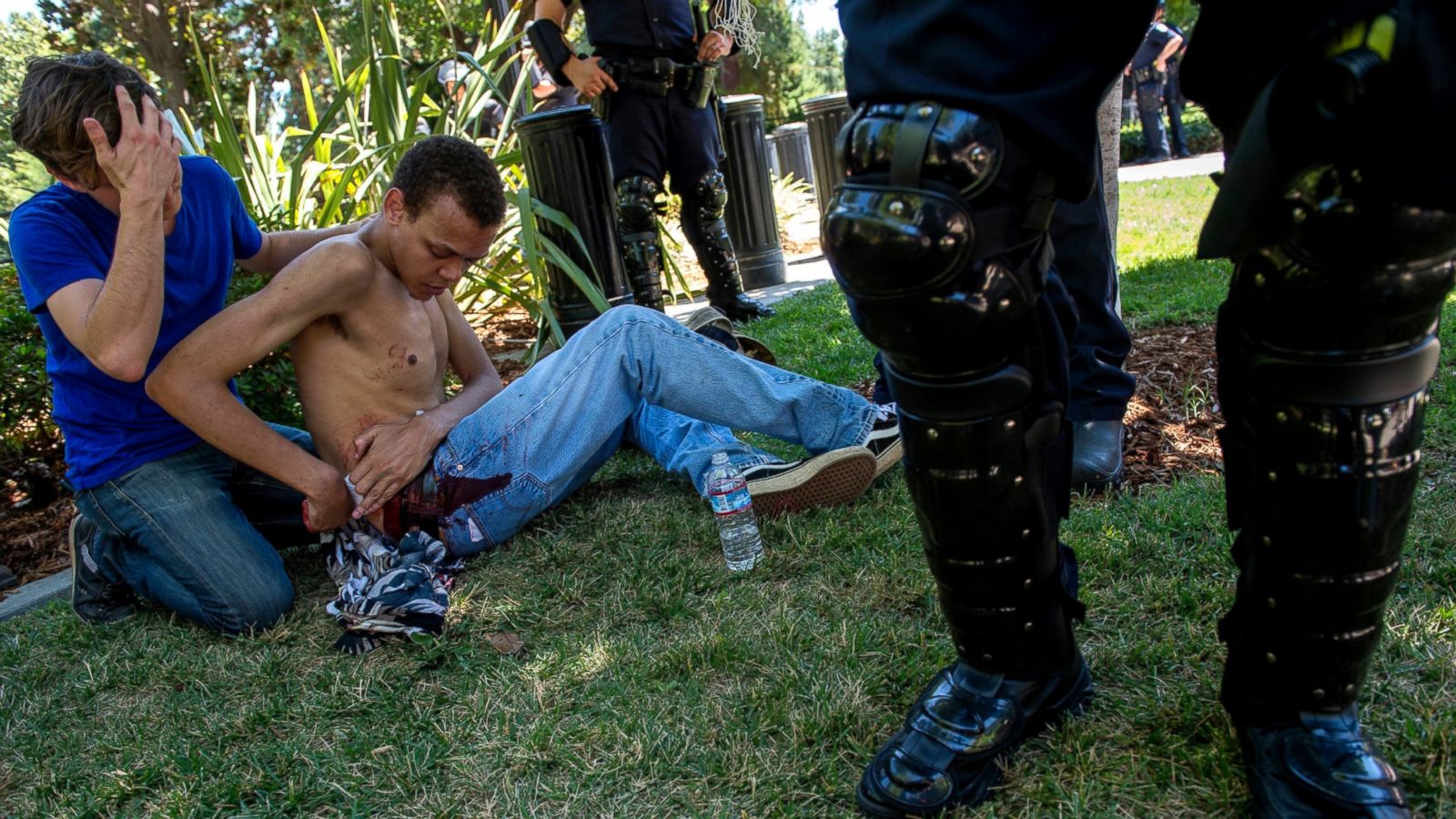 Anti-fascist Protesters Try To Shut Down Neo-Nazi Rally In California, Get Stabbed