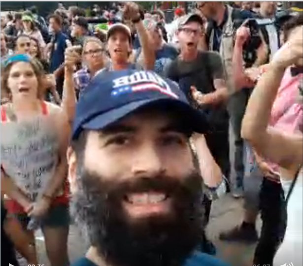 SJWs Retreat After Hairy Lesbian Feminist In Cleveland Threatens To Punch Roosh In The Face