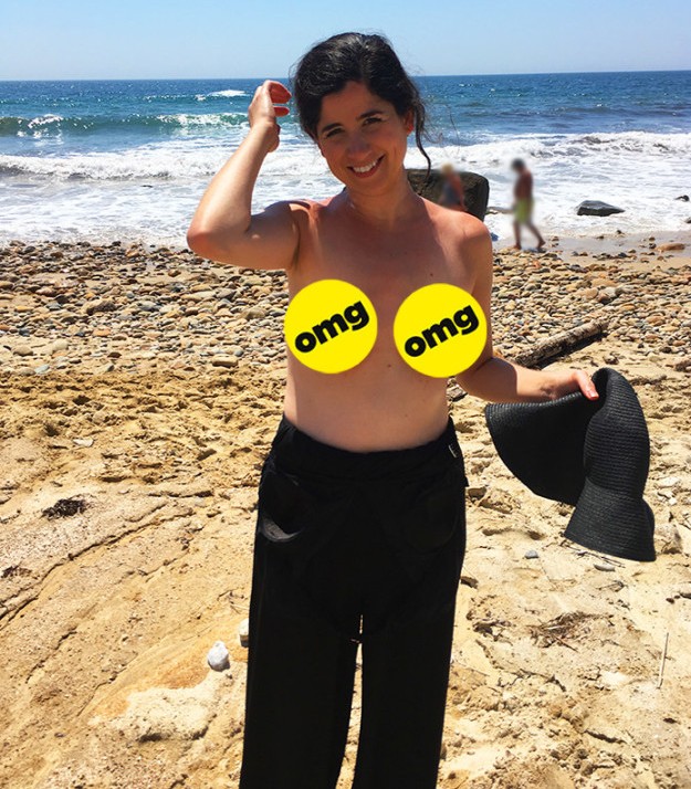 Buzzfeed Writer Gets Naked At Nude Beach, Becomes Angry When Men Look At Her