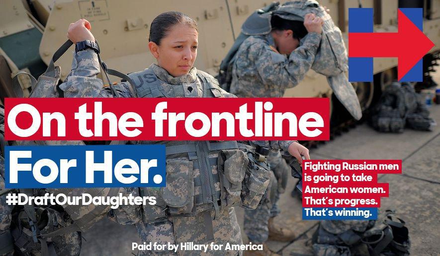 Will #DraftOurDaughters Bring Hillary Down?