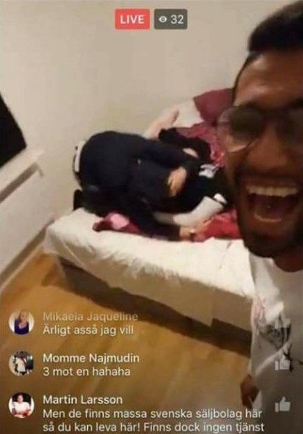 Three Immigrants Allegedly Broadcast Their Rape Of A Swedish Girl Live On Facebook