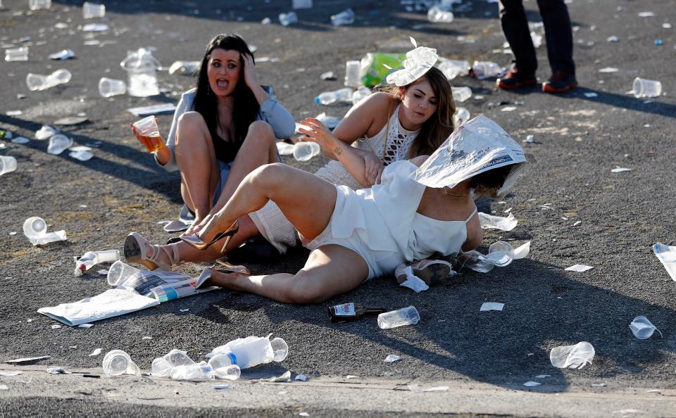 40 Images Of The Grand National’s “Ladies Day” That Show How Low Western Women Have Sunk