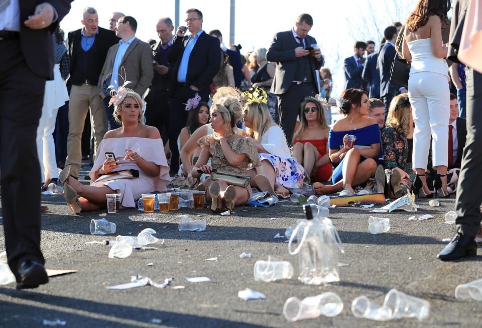 40 Images Of The Grand National’s “Ladies Day” That Show How Low Western Women Have Sunk