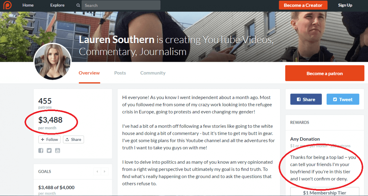 Is Lauren Southern A Brave Culture Warrior Or Merely Profiting Off Male Thirst?