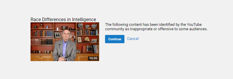 This Is The First Video To Be Sandboxed By Youtube’s Censorship Alliance With The ADL