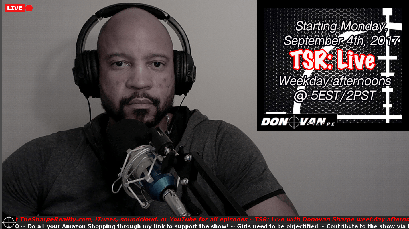 TSR: Live With Donovan Sharpe Starts This Monday At 5PM EST