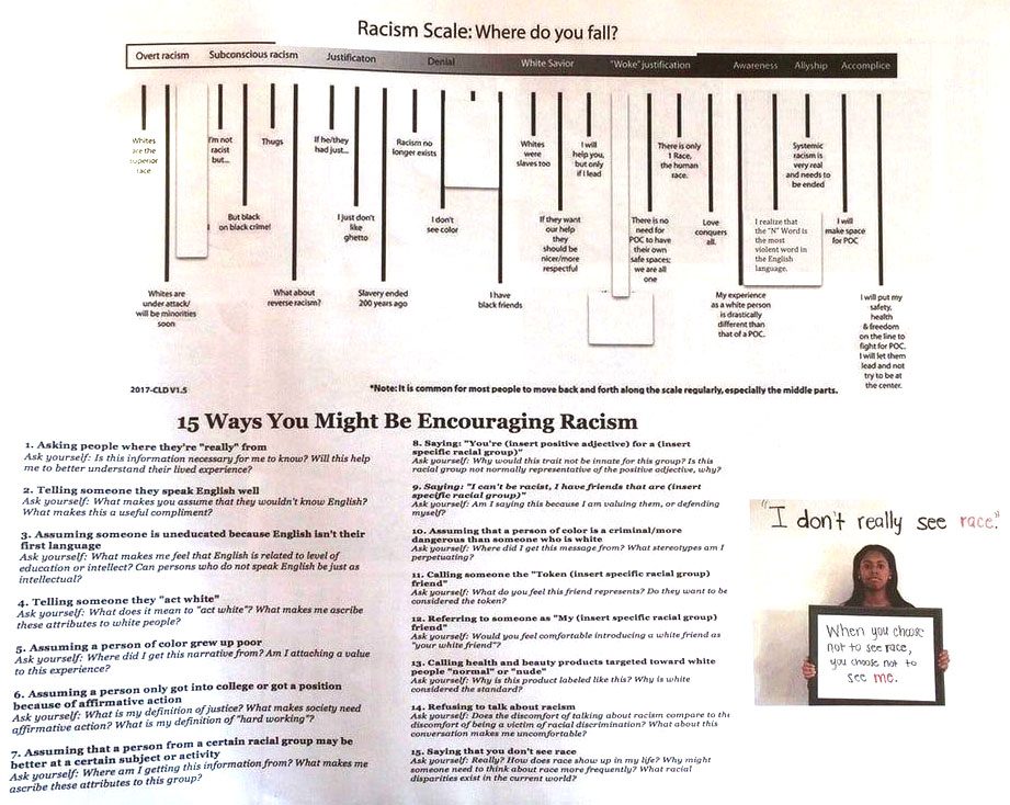 Use This Totally Scientific Chart To Find Out How Racist You Are