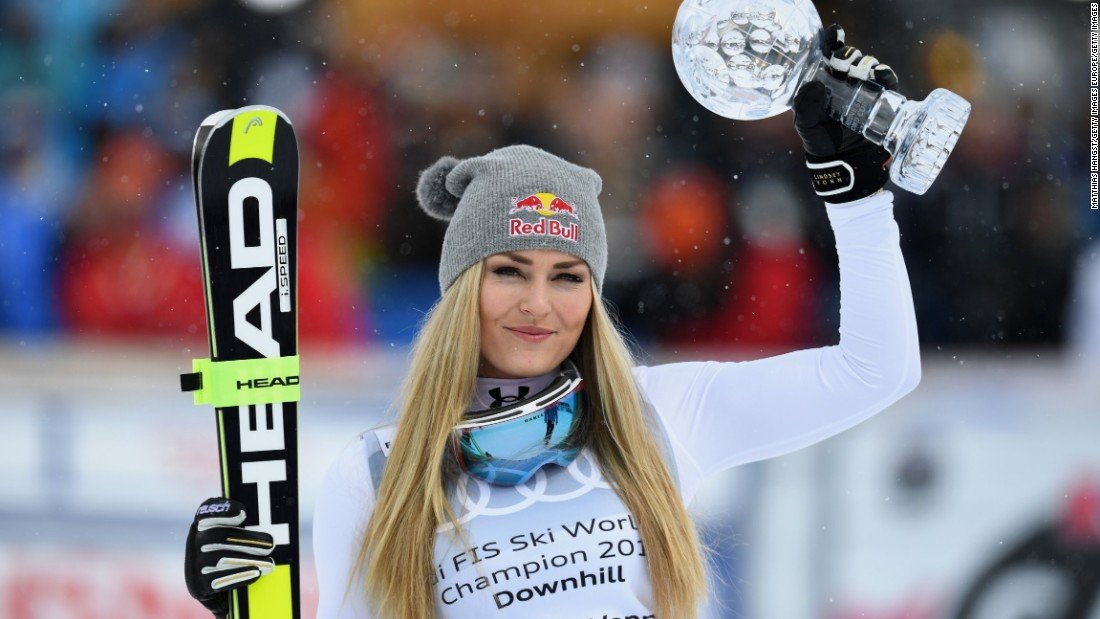 American Skier Lindsey Vonn Injures Her Back Two Days After Criticizing Donald Trump