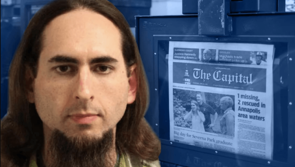 Man Kills 5 People At Maryland Newspaper Because Of An Article About His Sexual Harassment Conviction