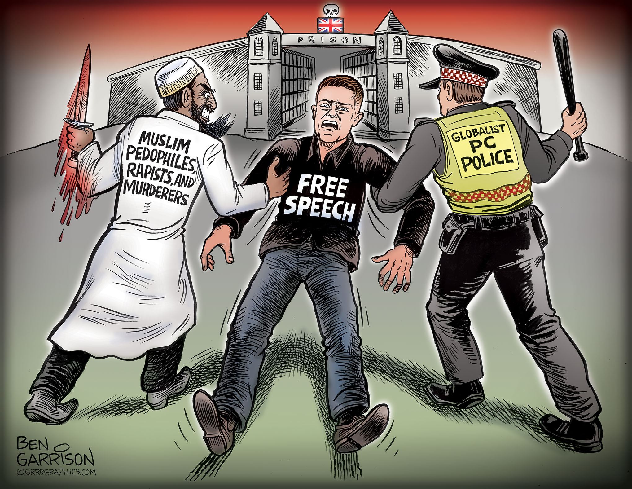 UK Dissident Tommy Robinson Freed After Being Imprisoned For Reporting On Grooming Gangs