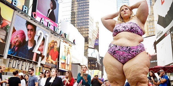 Cosmopolitan Magazine Defends Gigantic Woman’s Bikini Photoshoot In Times Square